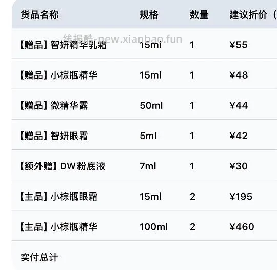 🚗走，刚需价，500左右的小棕瓶和200左右的眼霜 - 线报酷