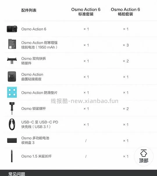 大疆action6 畅拍版刚需价2913 付款界面可0元选择一年只换不修 - 线报酷