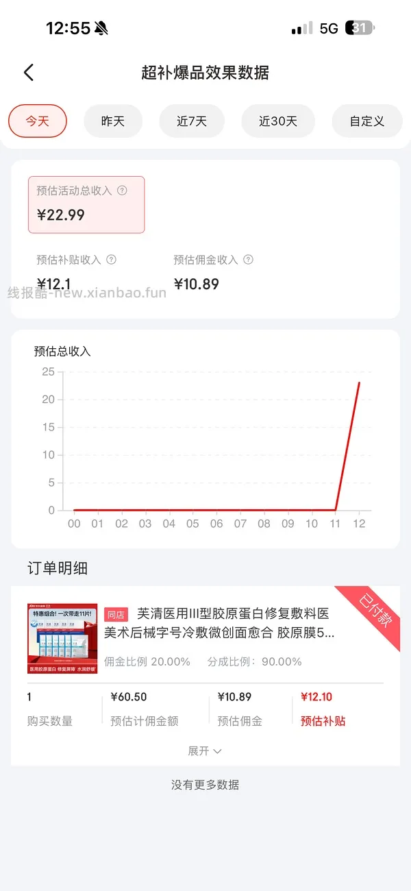 好价，芙清能3.41/片买11张医用胶原面膜和b5面膜 - 线报酷